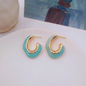 Twisted Chunky Acrylic Resin Earrings