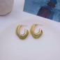 Twisted Chunky Acrylic Resin Earrings