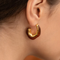Twisted Chunky Acrylic Resin Earrings