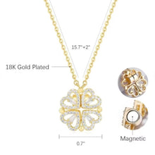 Load image into Gallery viewer, 18k Gold Plated Two-Style Magnetic Love Hearts Necklace
